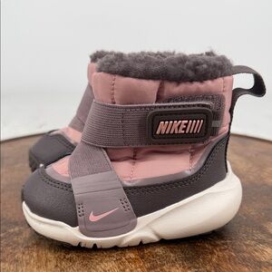 Nike Boots Toddler Baby Kids Girls 4C Flex Advance Winter Snow Pink Glaze